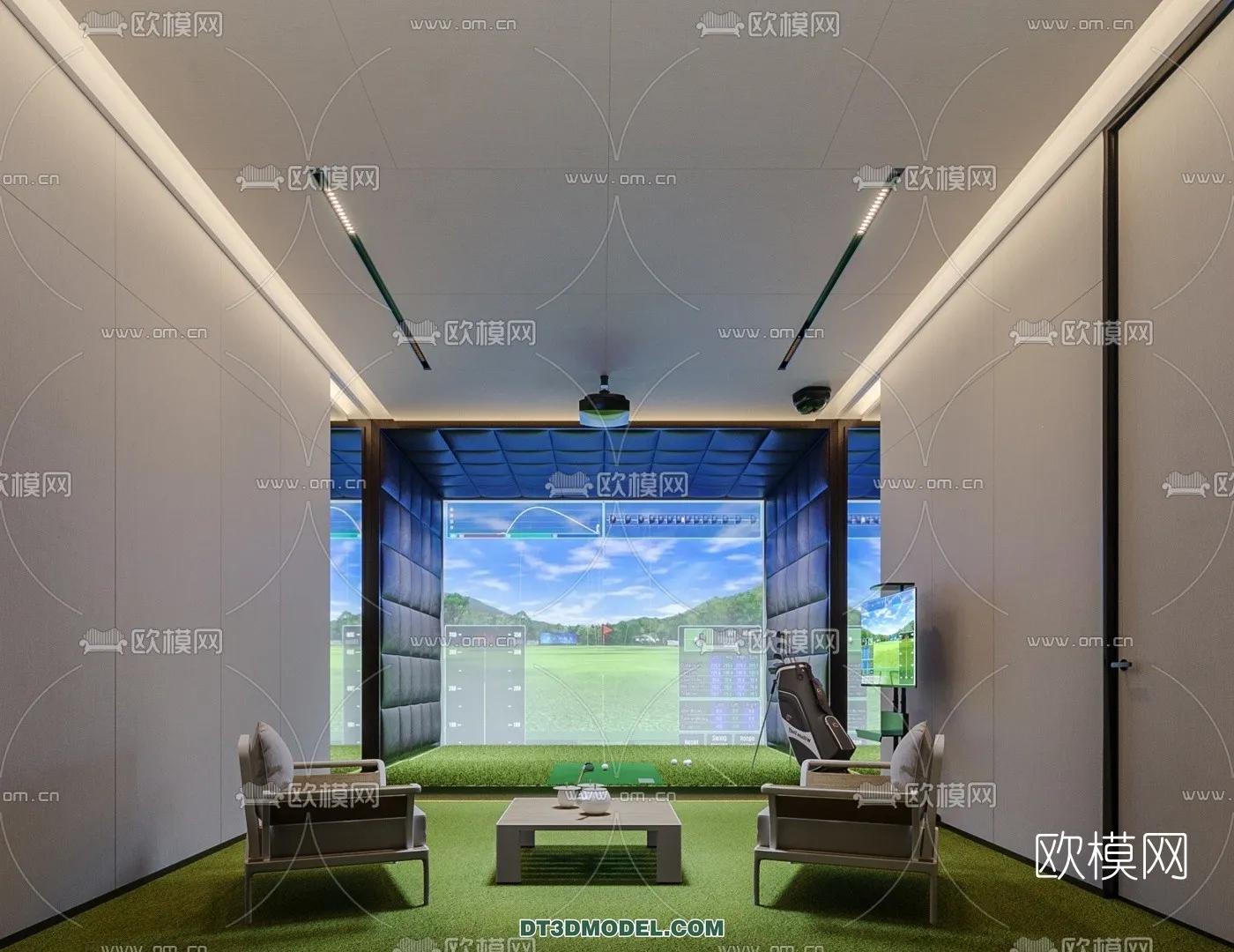 OTHER MODELS - SPORTS - 3D Model For Interior Design - 2289