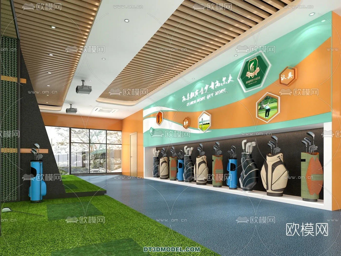 OTHER MODELS - SPORTS - 3D Model For Interior Design - 2291