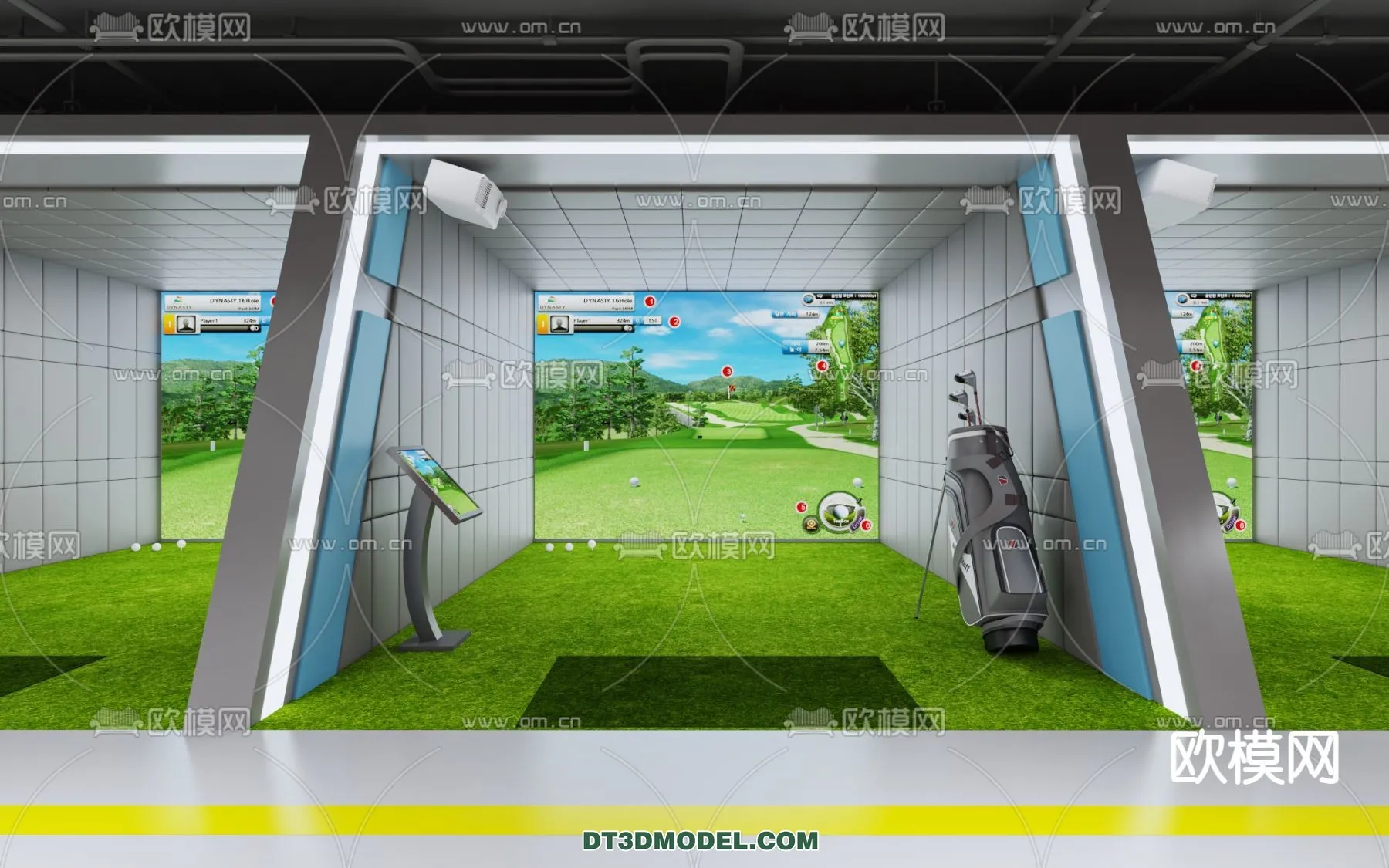 OTHER MODELS - SPORTS - 3D Model For Interior Design - 2296