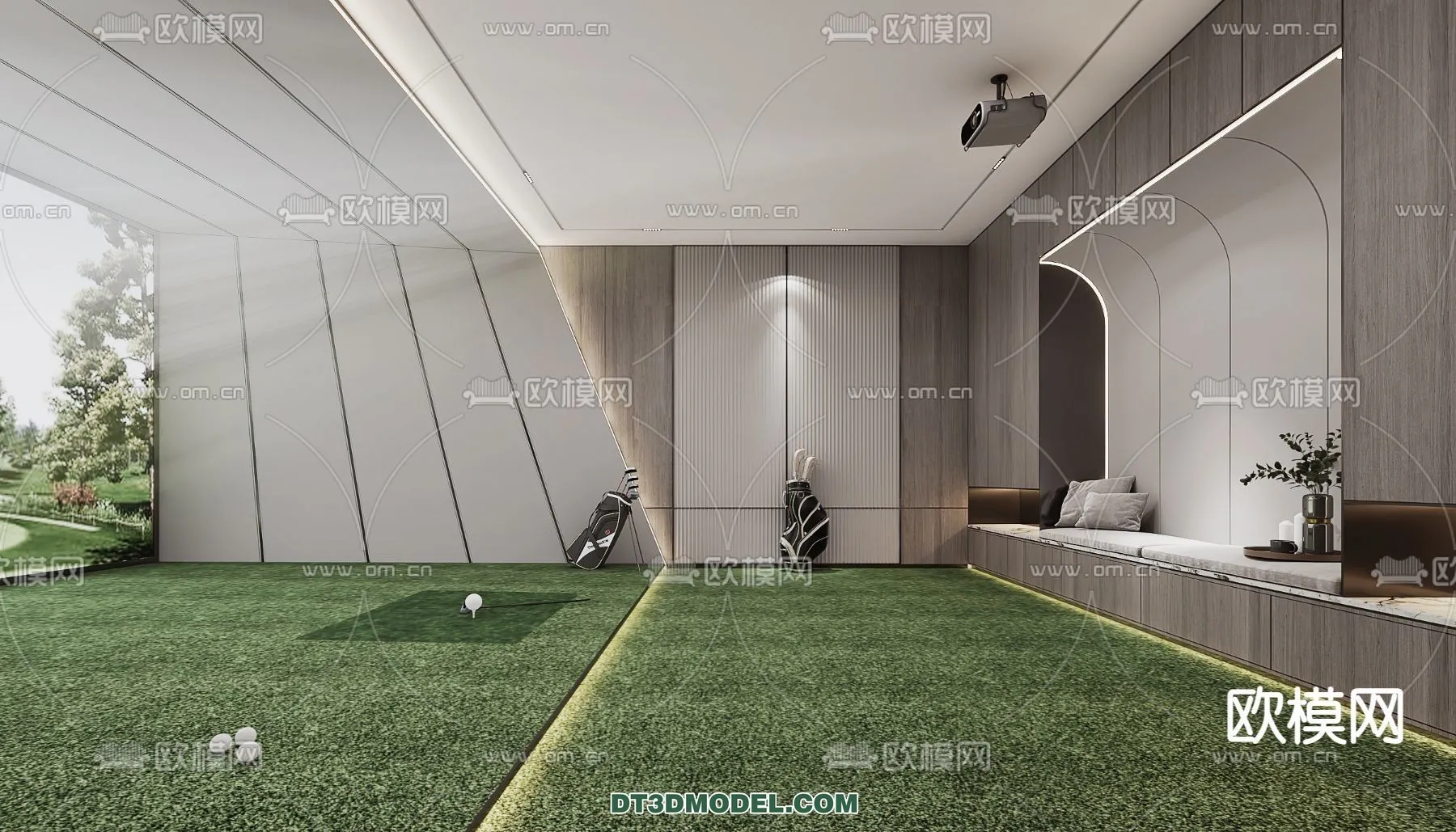 OTHER MODELS - SPORTS - 3D Model For Interior Design - 2297