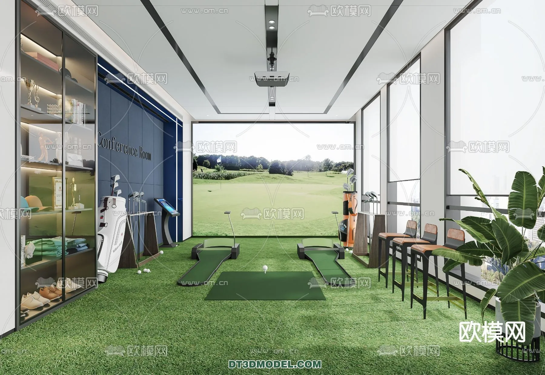 OTHER MODELS - SPORTS - 3D Model For Interior Design - 2303