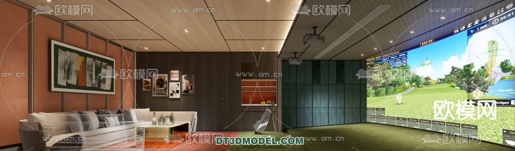 OTHER MODELS - SPORTS - 3D Model For Interior Design - 2308