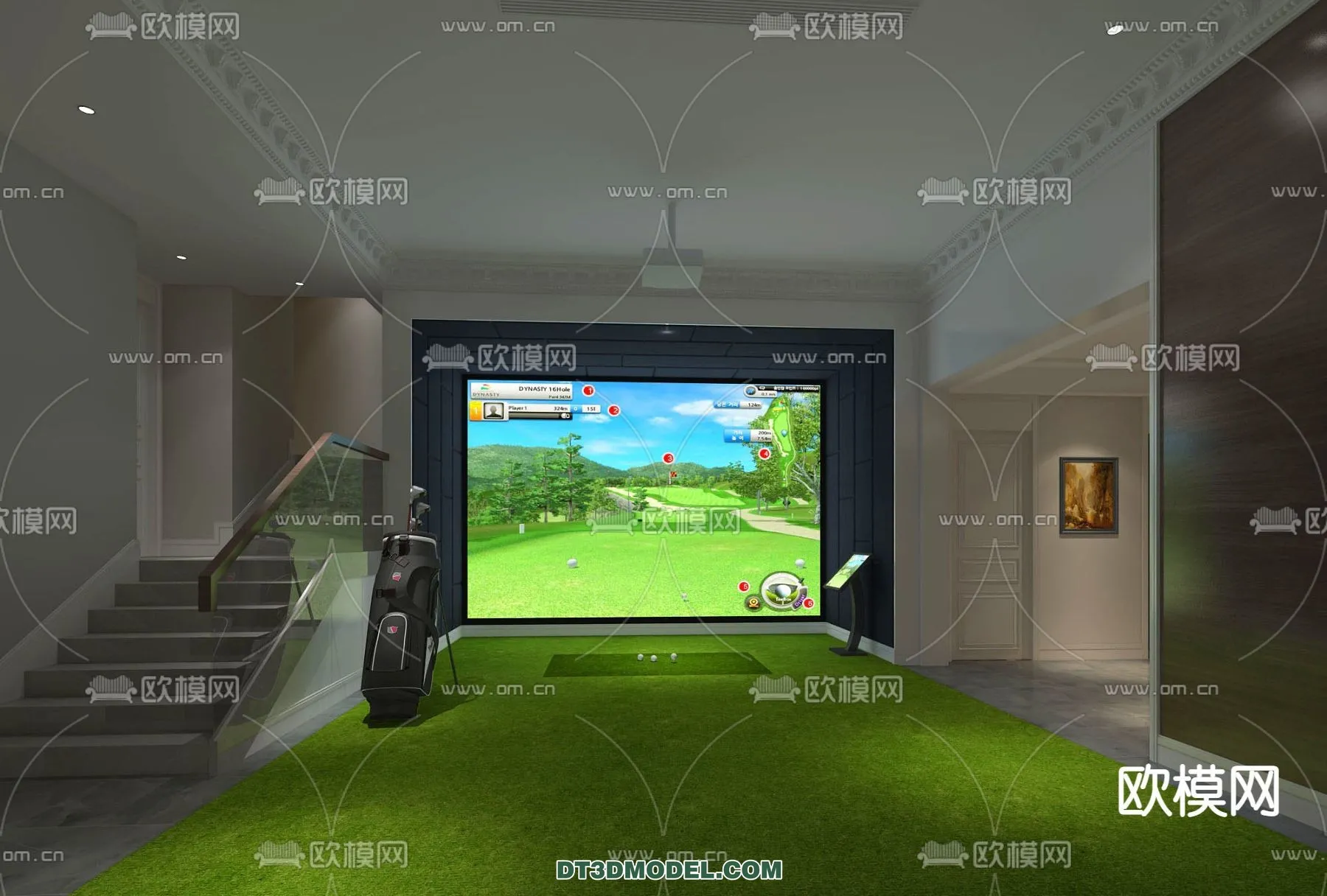 OTHER MODELS - SPORTS - 3D Model For Interior Design - 2312