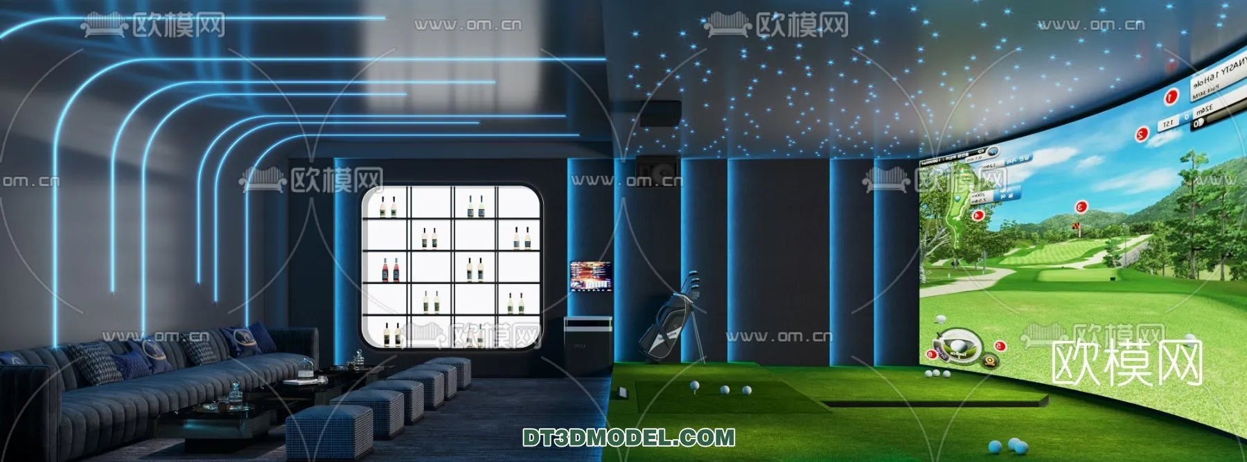 OTHER MODELS - SPORTS - 3D Model For Interior Design - 2313