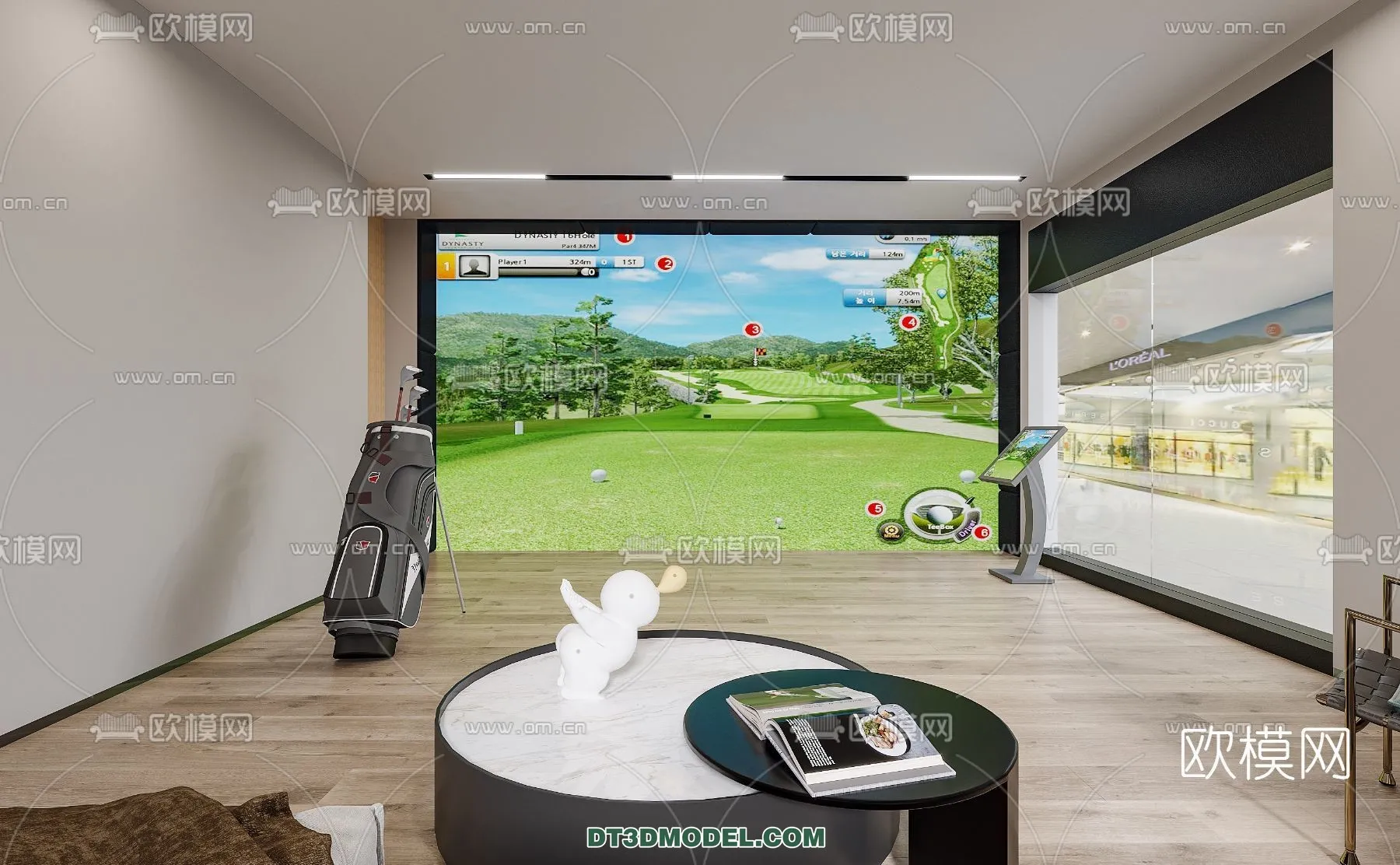 OTHER MODELS - SPORTS - 3D Model For Interior Design - 2314