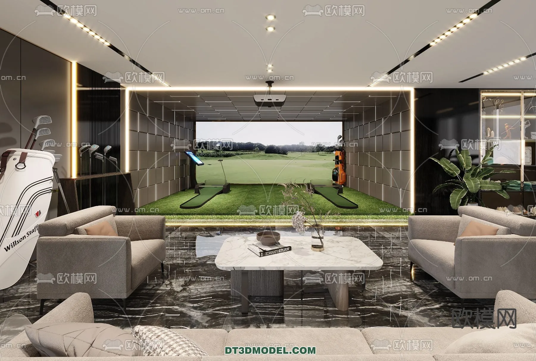 OTHER MODELS - SPORTS - 3D Model For Interior Design - 2315