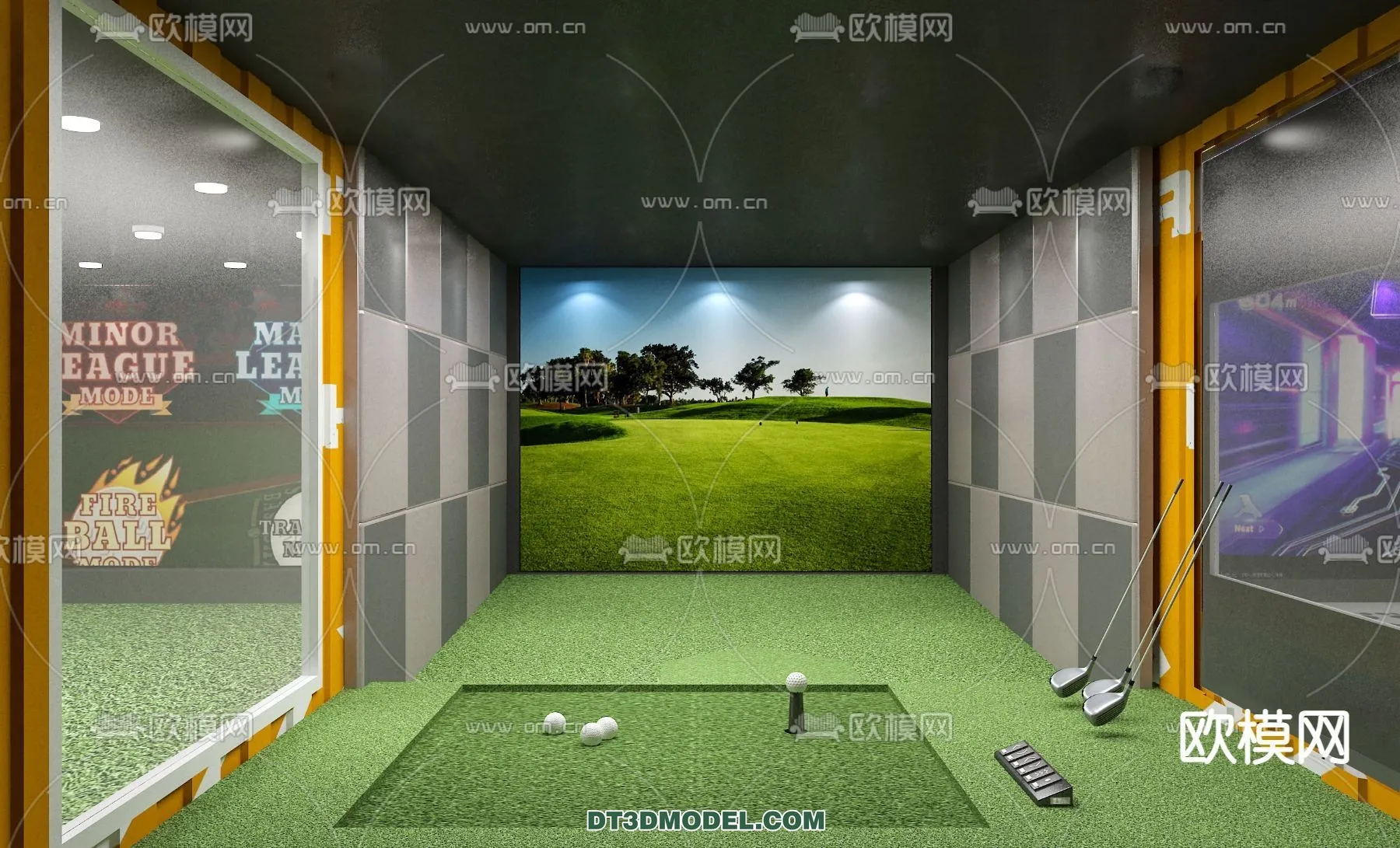 OTHER MODELS - SPORTS - 3D Model For Interior Design - 2317