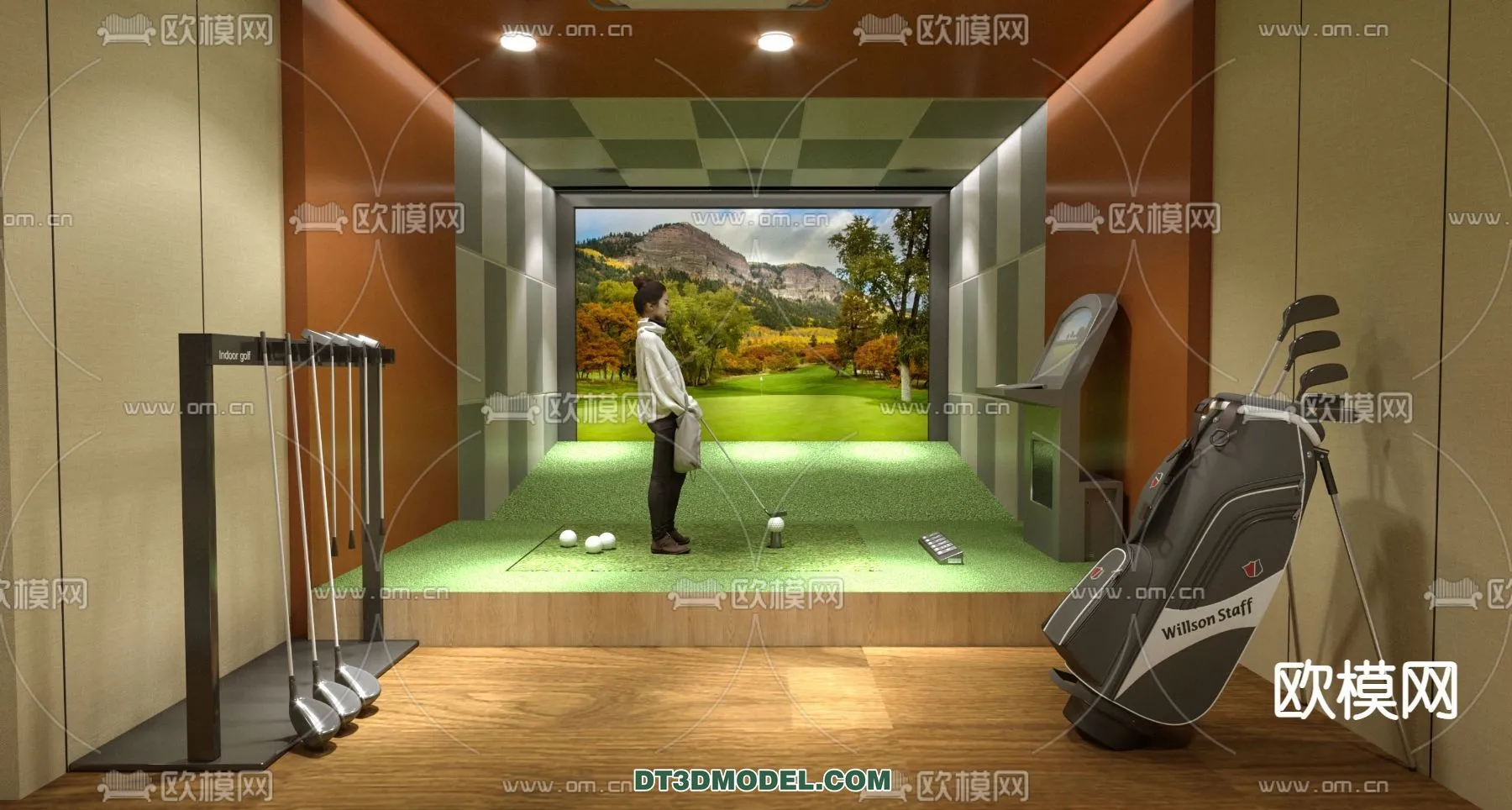 OTHER MODELS - SPORTS - 3D Model For Interior Design - 2318