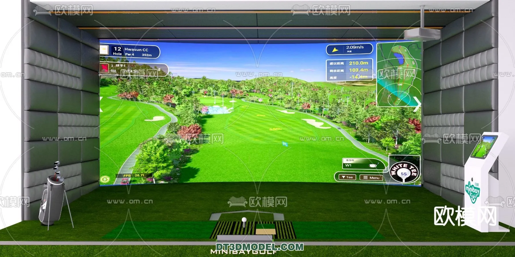 OTHER MODELS - SPORTS - 3D Model For Interior Design - 2321