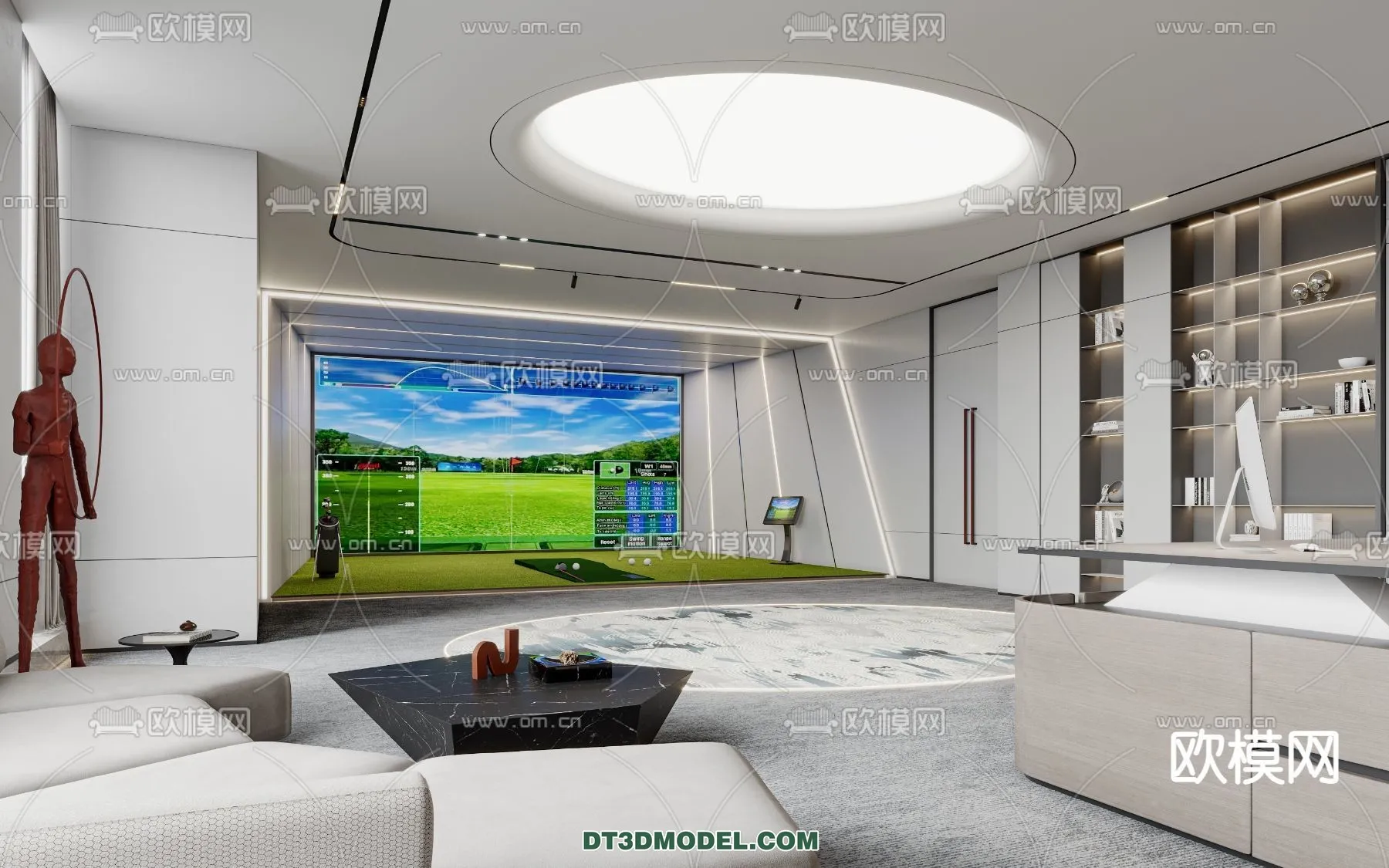 OTHER MODELS - SPORTS - 3D Model For Interior Design - 2323