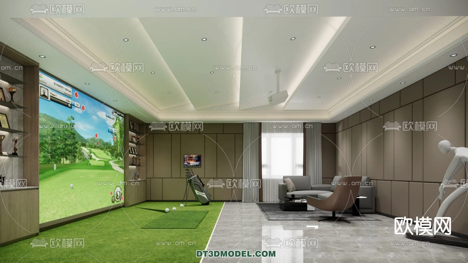 OTHER MODELS - SPORTS - 3D Model For Interior Design - 2325