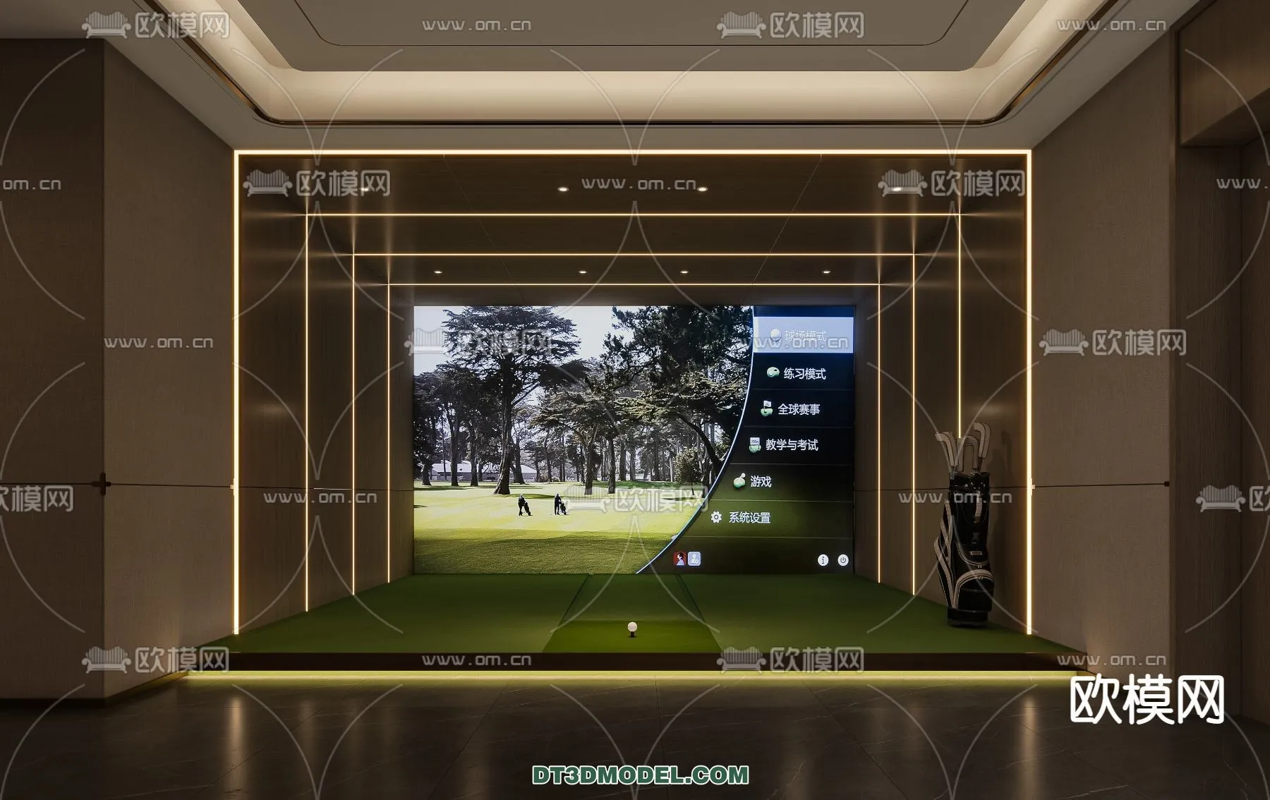 OTHER MODELS - SPORTS - 3D Model For Interior Design - 2328