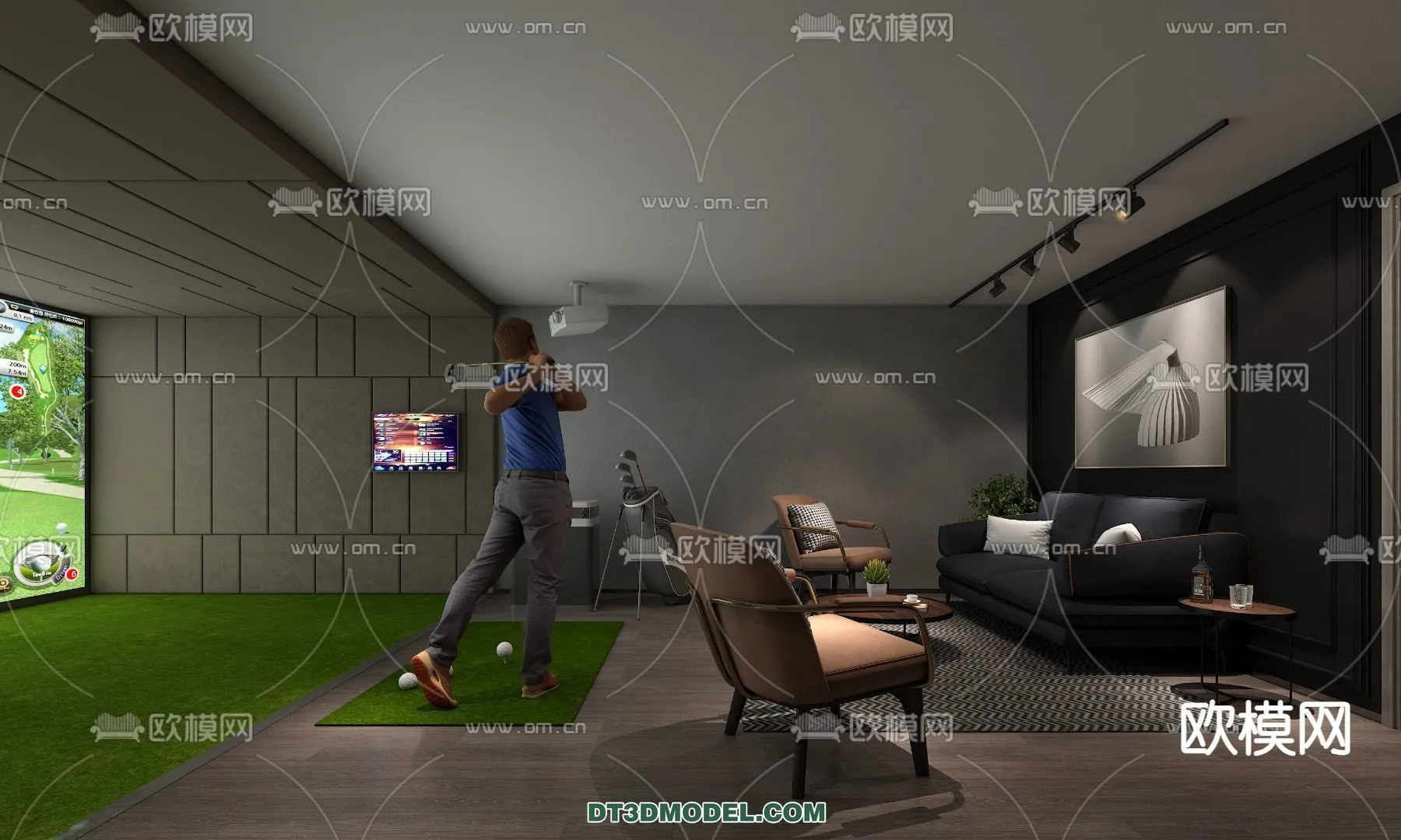 OTHER MODELS - SPORTS - 3D Model For Interior Design - 2329