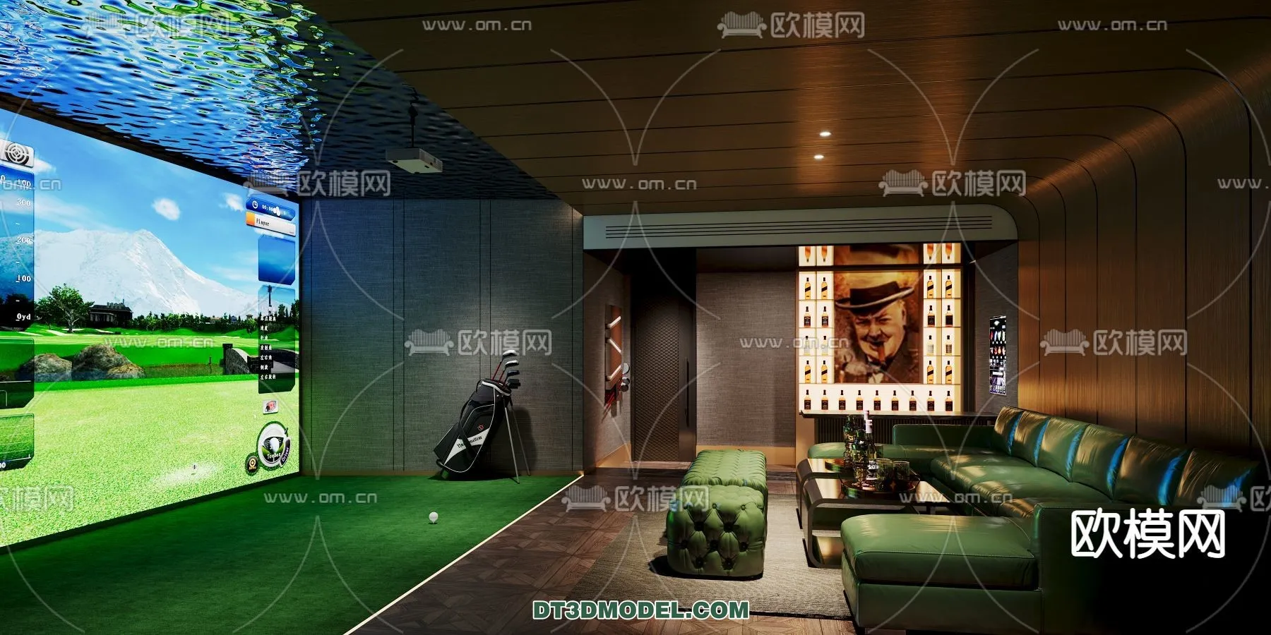 OTHER MODELS - SPORTS - 3D Model For Interior Design - 2331