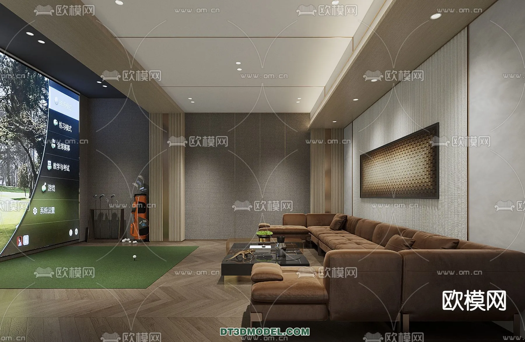 OTHER MODELS - SPORTS - 3D Model For Interior Design - 2334