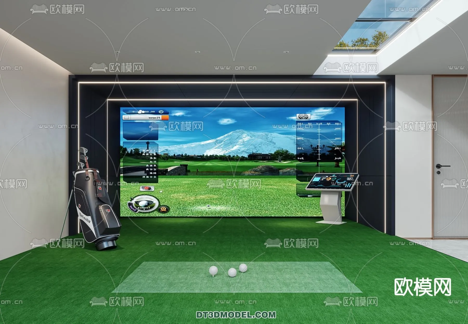 OTHER MODELS - SPORTS - 3D Model For Interior Design - 2336