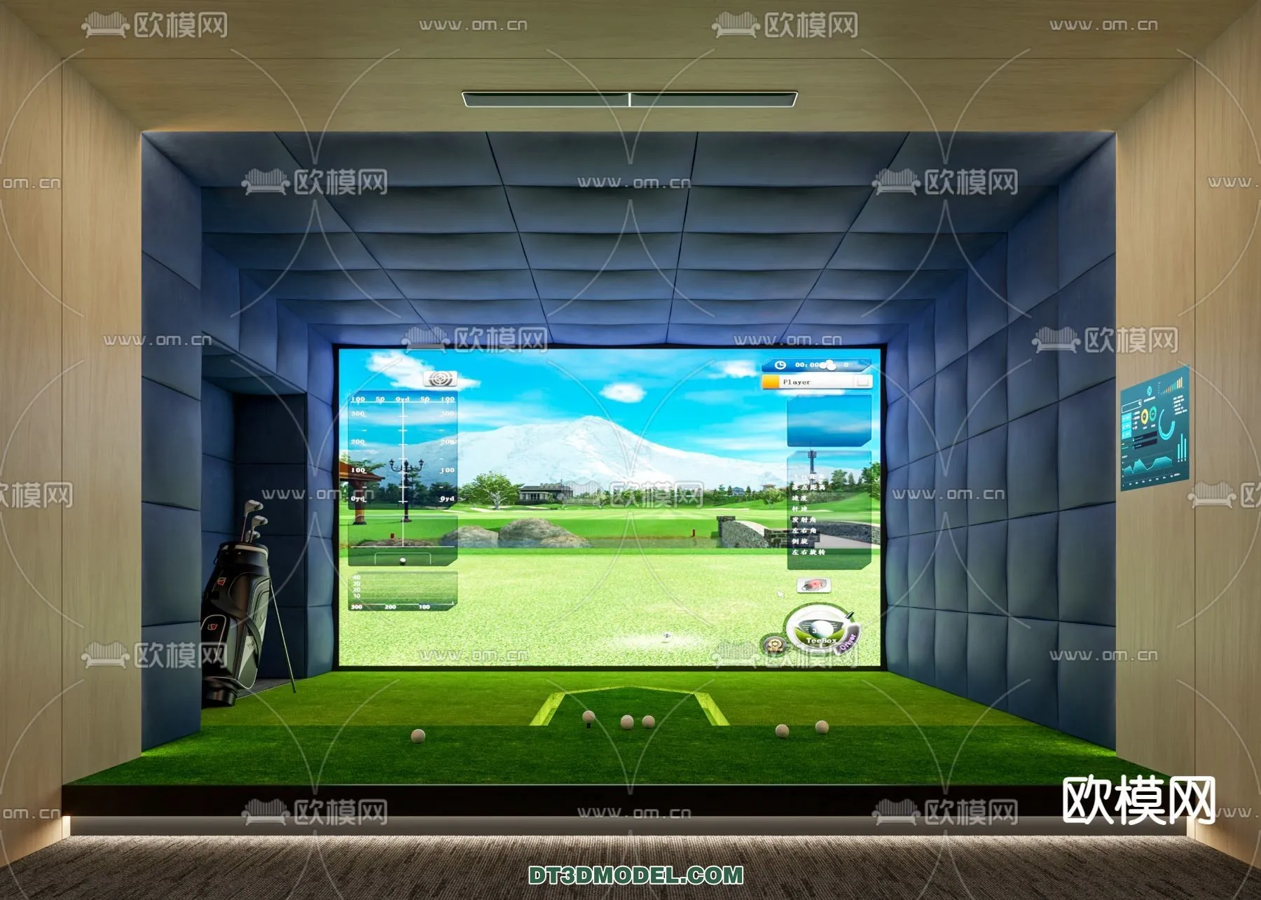 OTHER MODELS - SPORTS - 3D Model For Interior Design - 2337