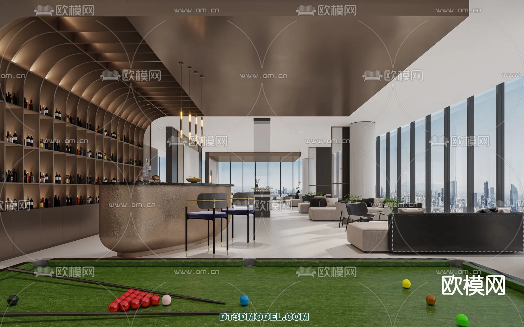 OTHER MODELS - SPORTS - 3D Model For Interior Design - 2338