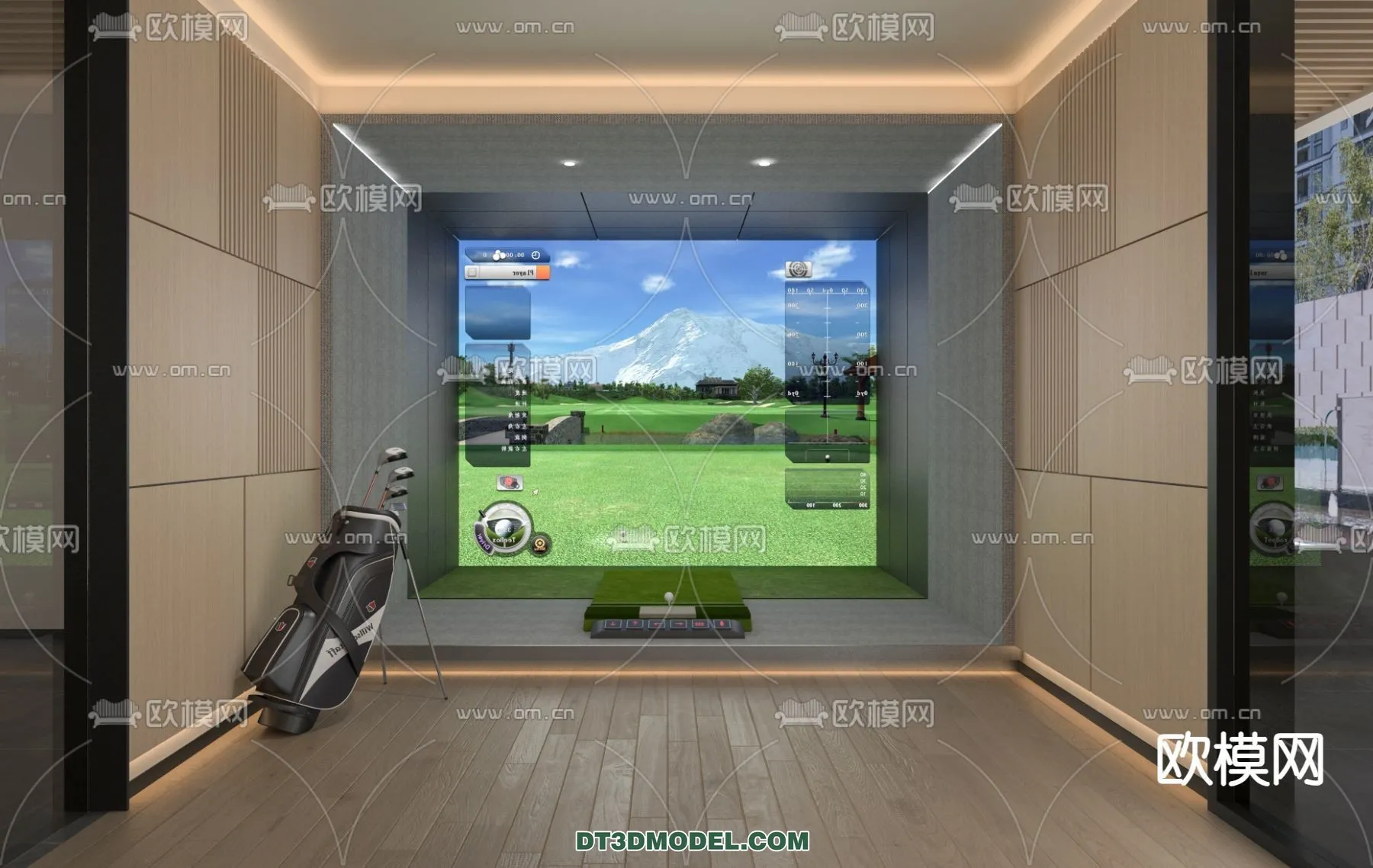 OTHER MODELS - SPORTS - 3D Model For Interior Design - 2339