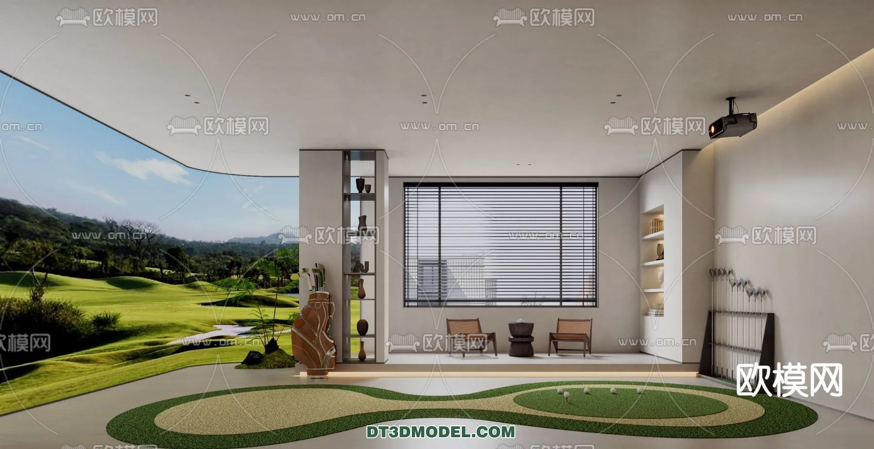 OTHER MODELS - SPORTS - 3D Model For Interior Design - 2343