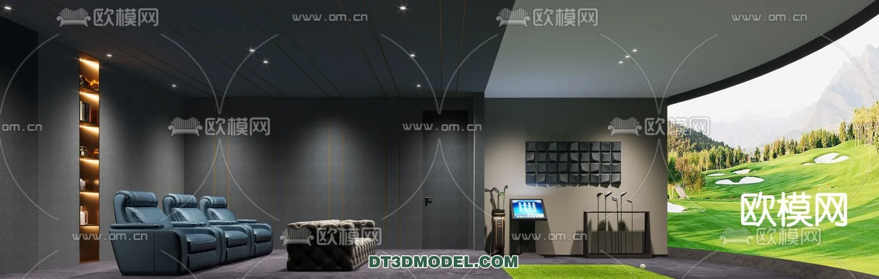 OTHER MODELS - SPORTS - 3D Model For Interior Design - 2345