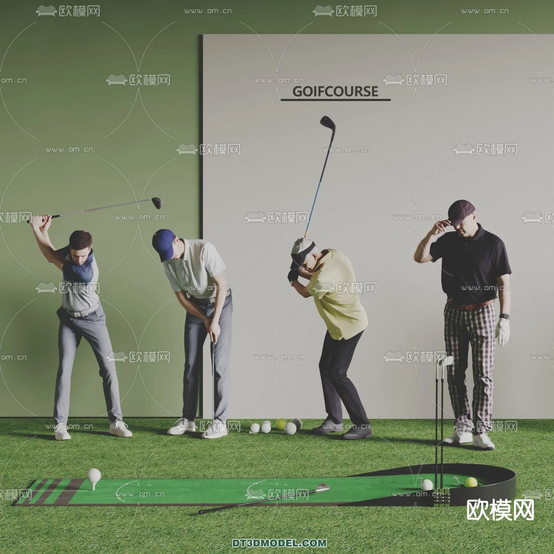 OTHER MODELS - SPORTS - 3D Model For Interior Design - 2346