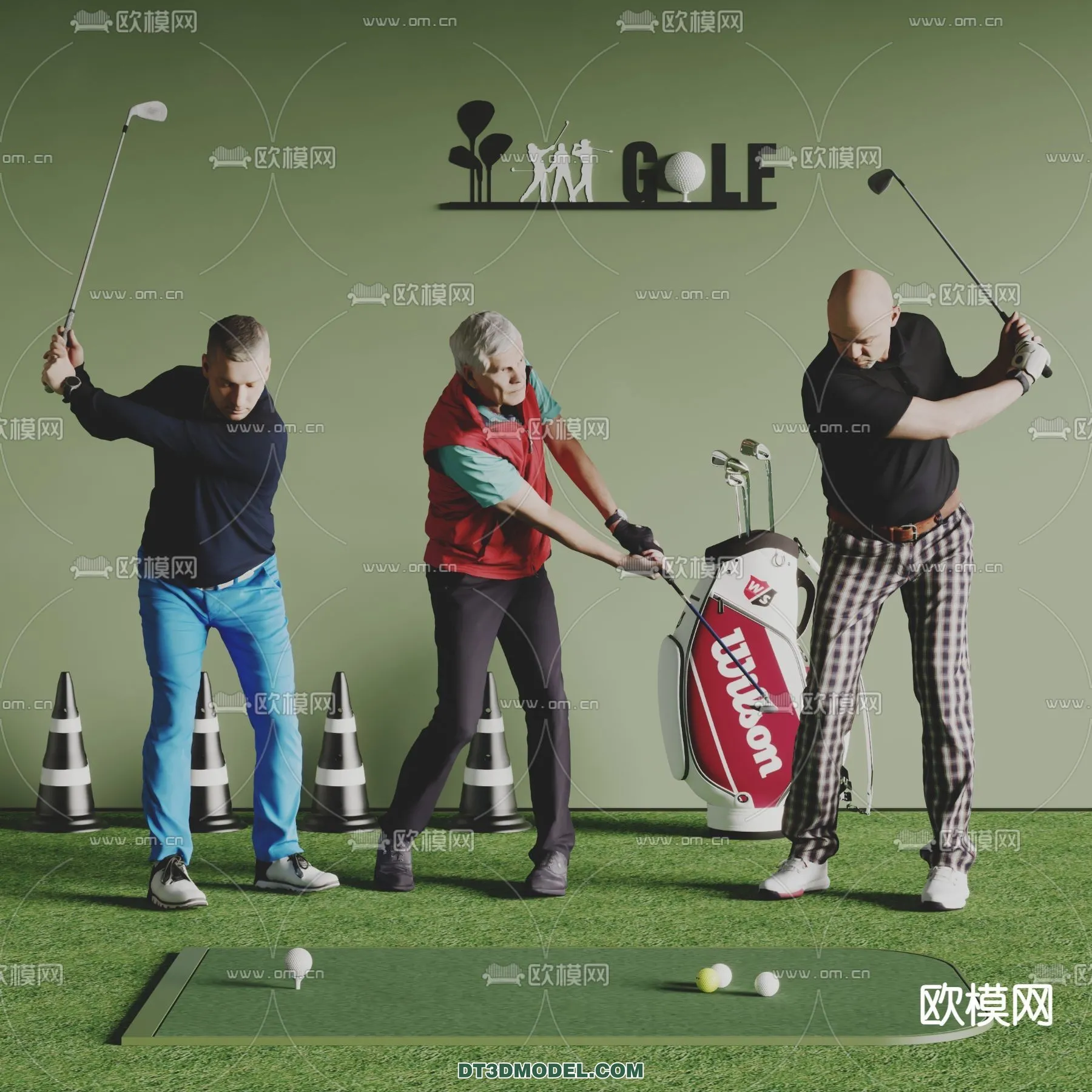 OTHER MODELS - SPORTS - 3D Model For Interior Design - 2347