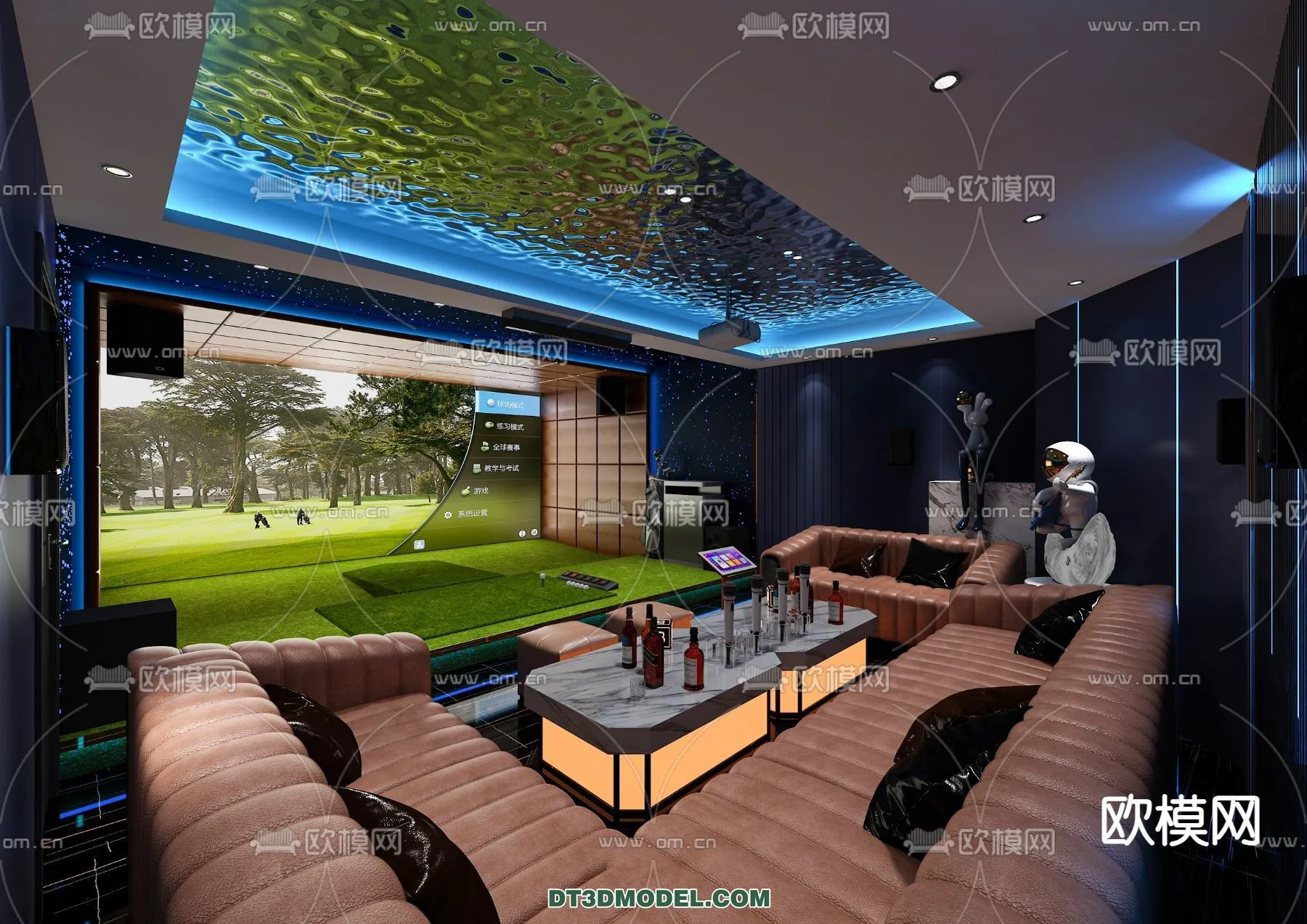 OTHER MODELS - SPORTS - 3D Model For Interior Design - 2353