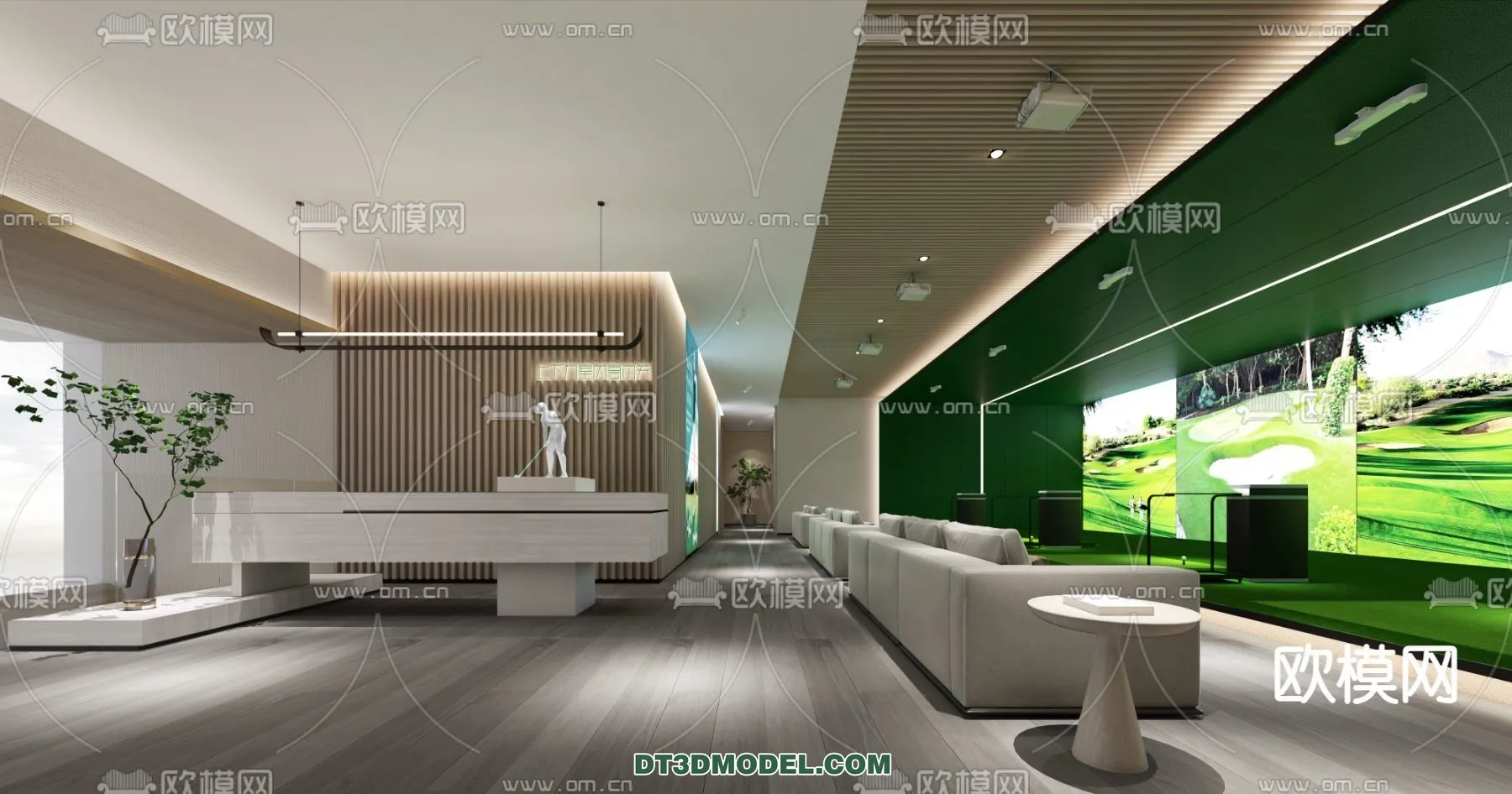 OTHER MODELS - SPORTS - 3D Model For Interior Design - 2355