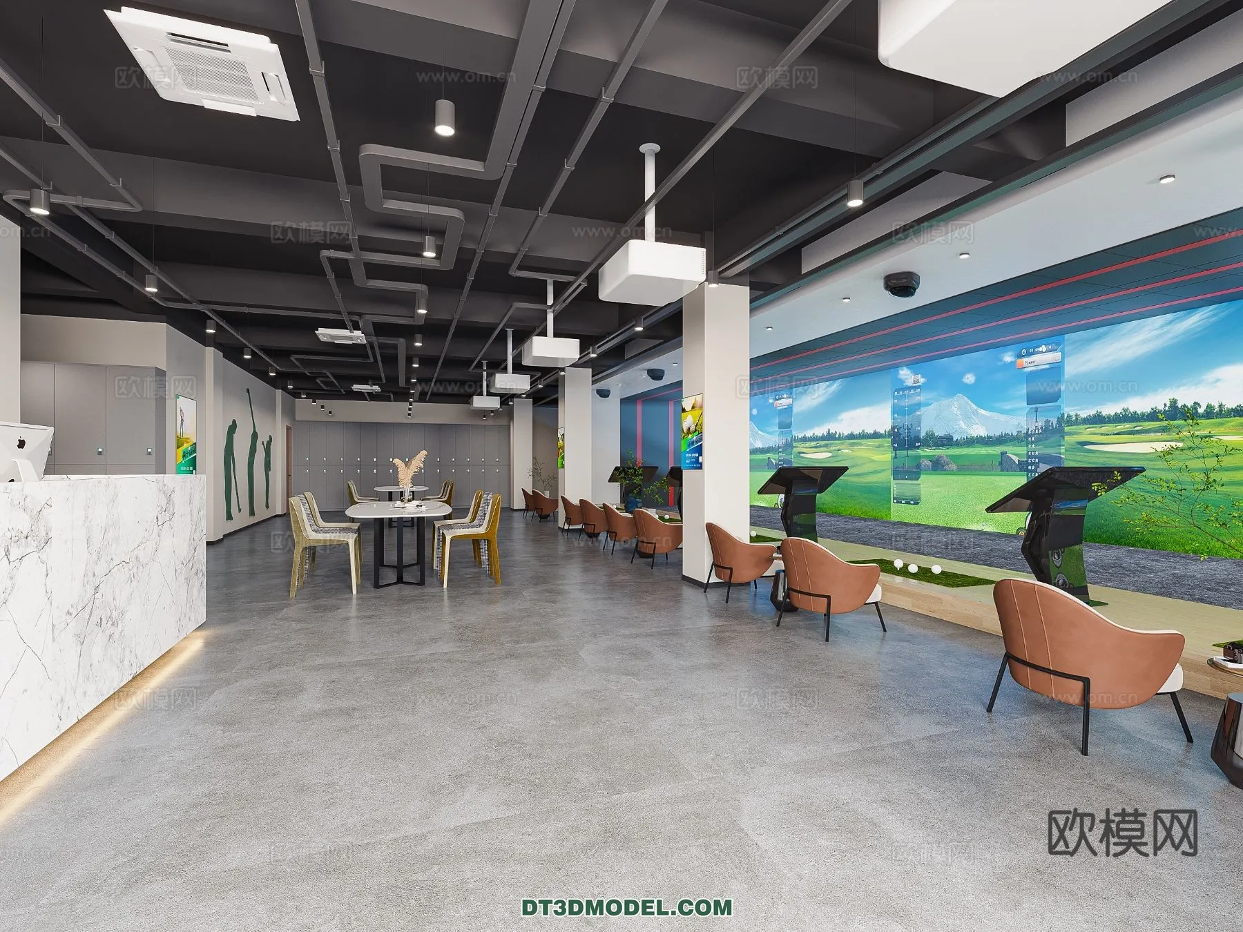 OTHER MODELS - SPORTS - 3D Model For Interior Design - 2357