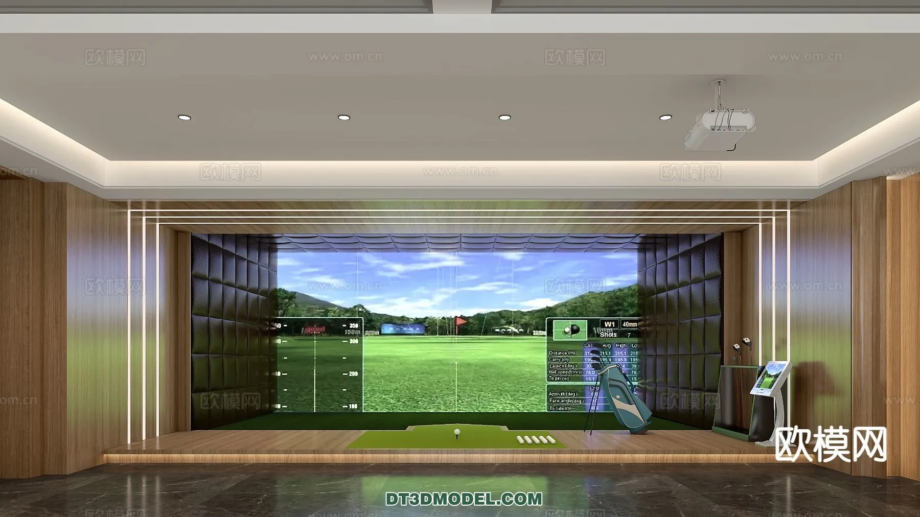 OTHER MODELS - SPORTS - 3D Model For Interior Design - 2360