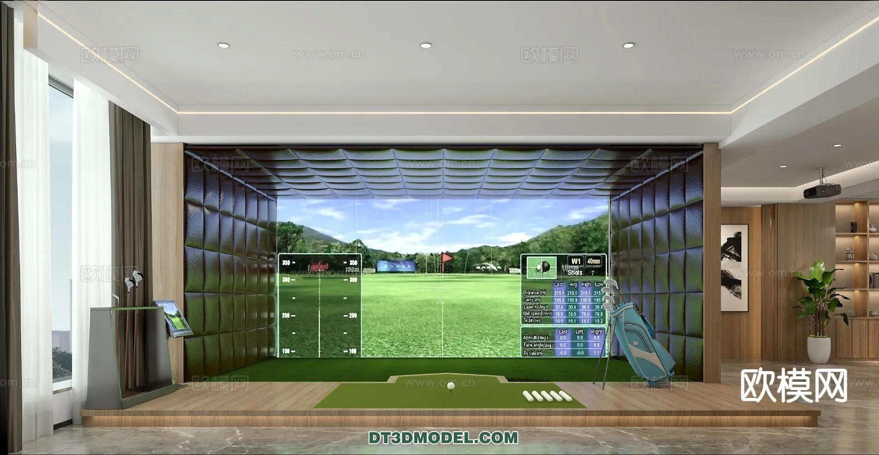 OTHER MODELS - SPORTS - 3D Model For Interior Design - 2361