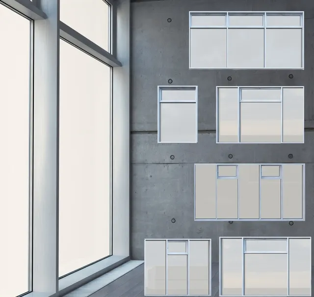 other-models - Stained glass with radiator 04 3D Model