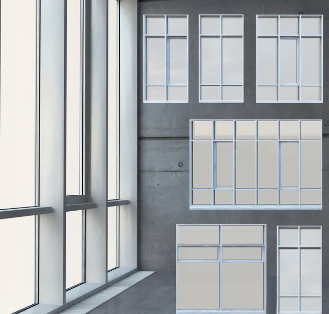 other-models - Stained glass with radiator 05 3D Model