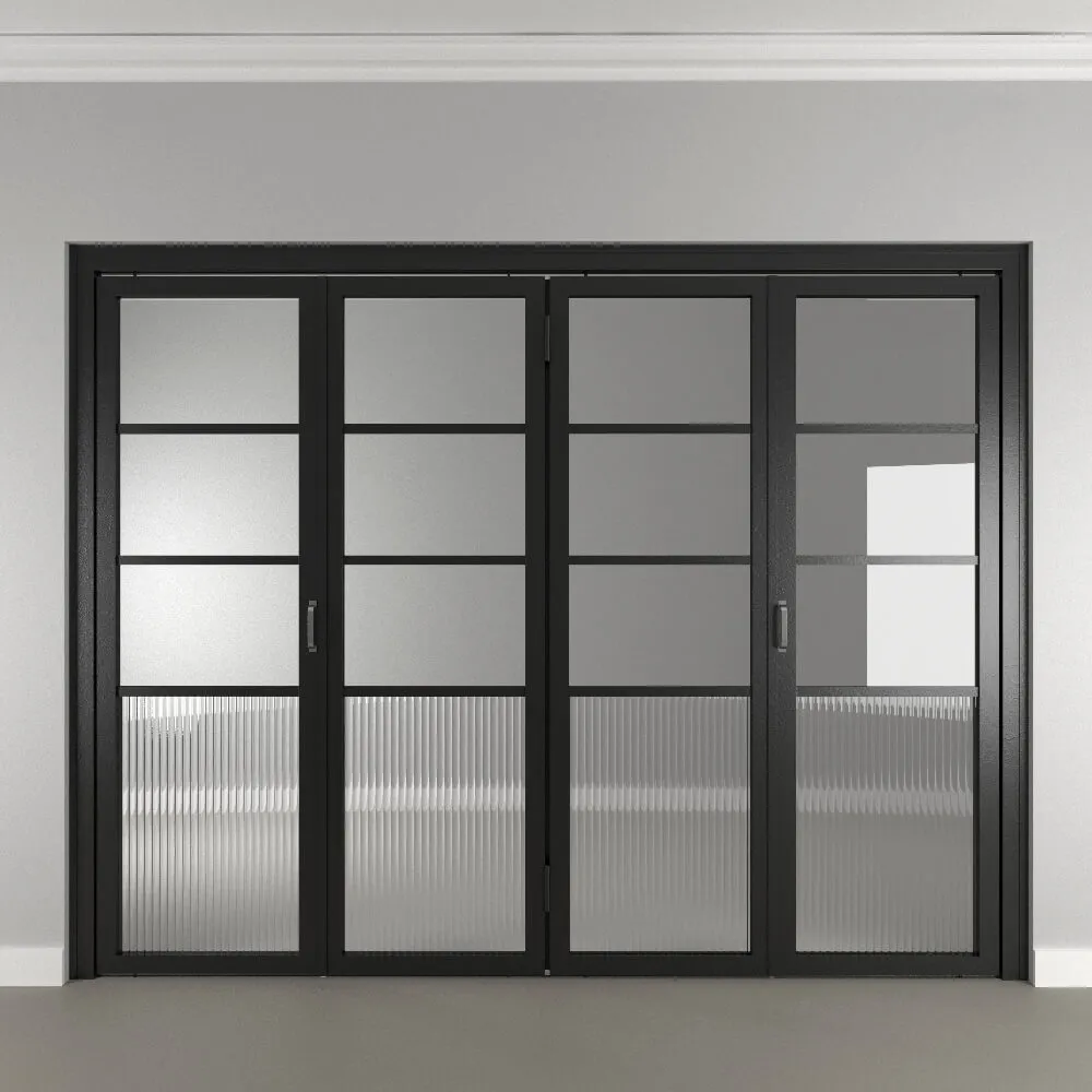 other-models - Steel-Style folding door h=239X300cm 3D Model