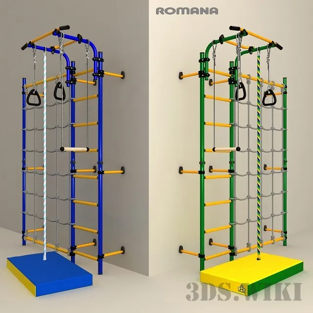other-models - Swedish wall ROMANA CARUSEL Comet S3 3D Model