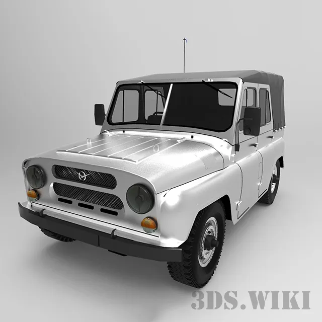 other-models - Uaz 31512 3D Model