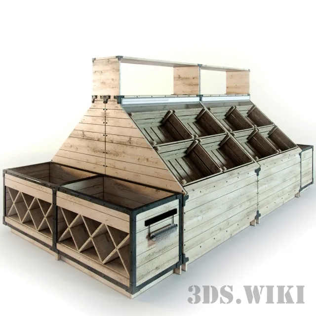 other-models - Vegetable refrigerated camber 3D Model