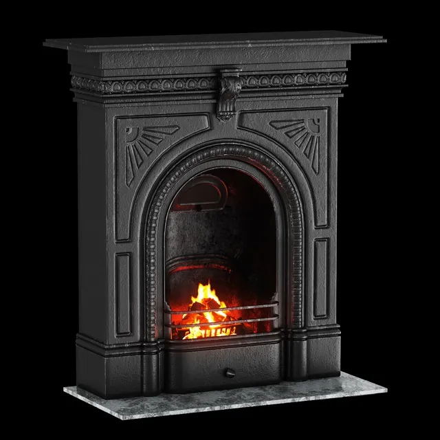 other-models - Victorian fireplace 3D Model