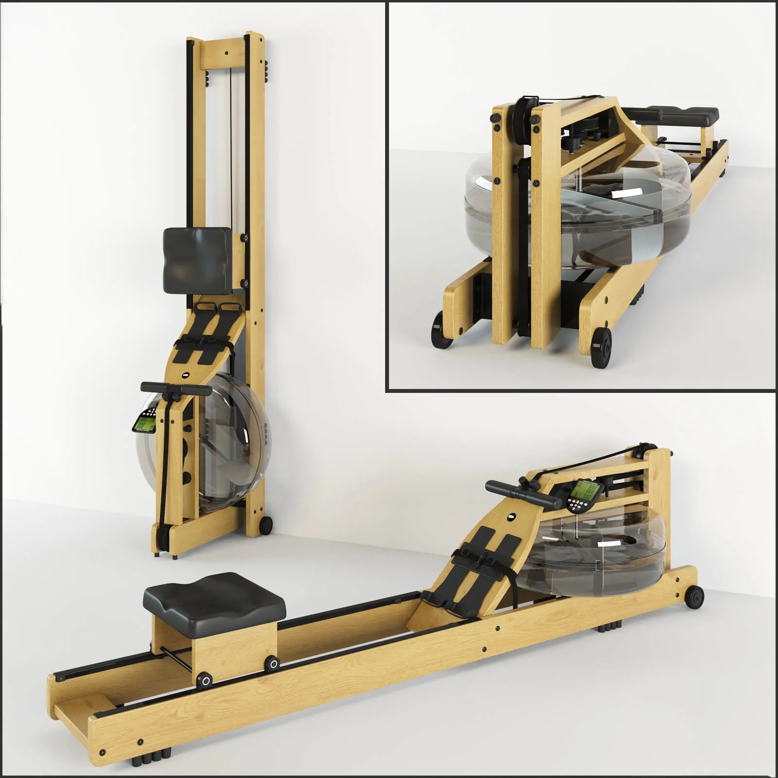 other-models - WaterRover rowing machine 3D Model