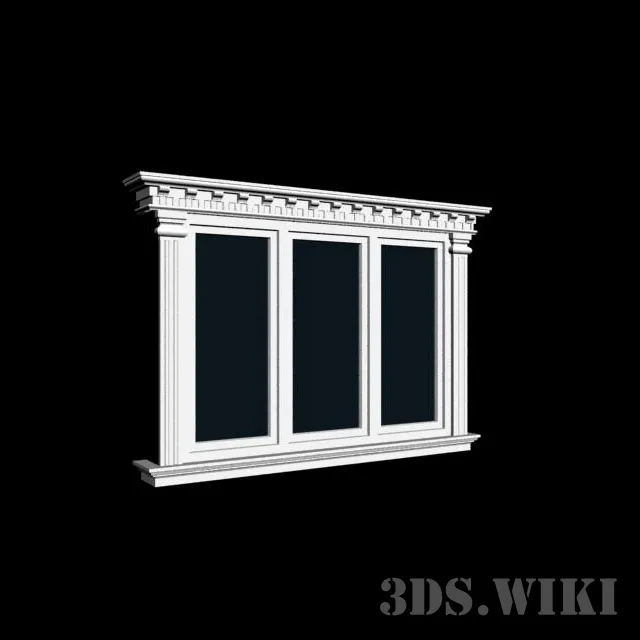 other-models - Window with Izoman decor 3D Model