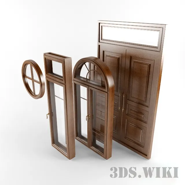 other-models - Windows and doors from one project 3D Model