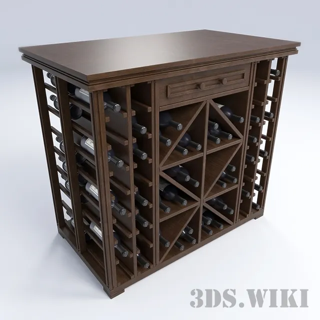 other-models - Wine cabinet 3D Model