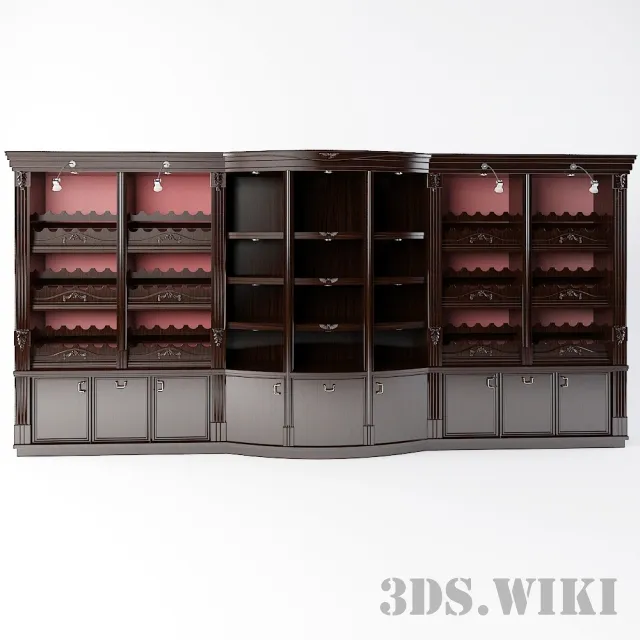 other-models - Wine showcase 3D Model