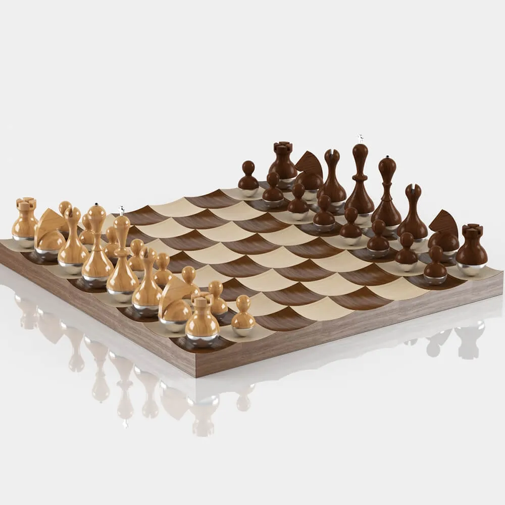 other-models - Wobble chess set 3D Model