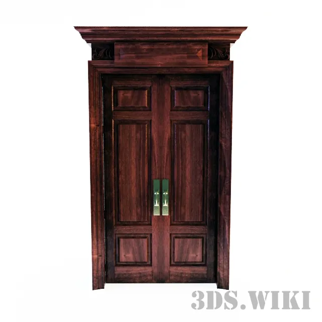 other-models - Wooden door 3D Model