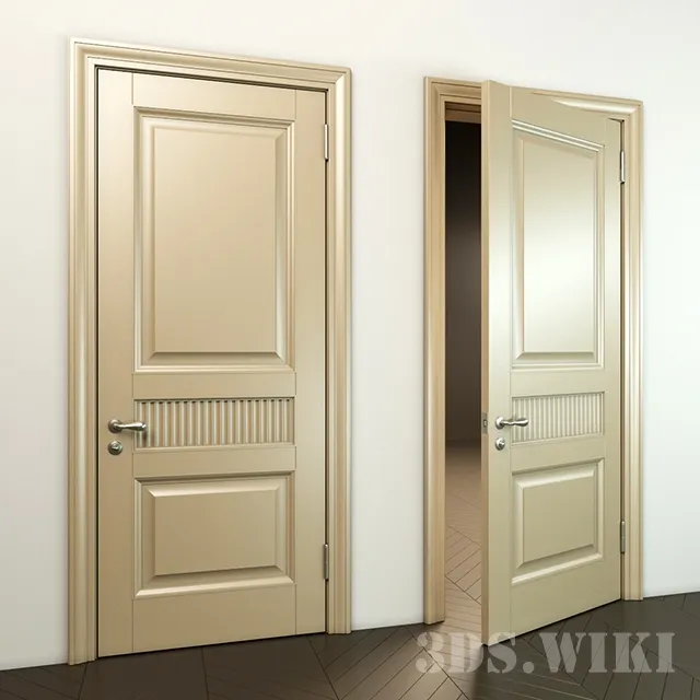 other-models - Wooden Door SO1 3D Model
