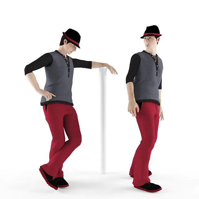 other-models - Young man 3D Model