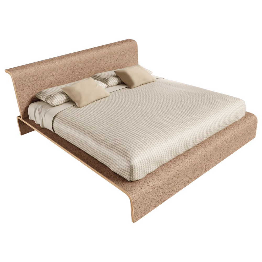 OTQ design - Bed BISU 3D Model