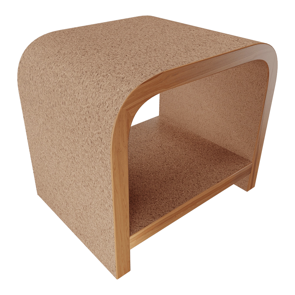 OTQ design - Bedside table BISU 3D Model